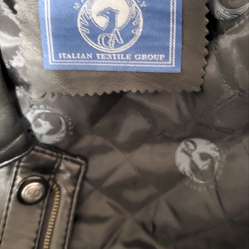 Italian Textile Leather Jacket - Picture 9 of 10